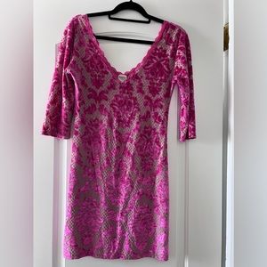Intimately Free People Valentine's velvet lace dress